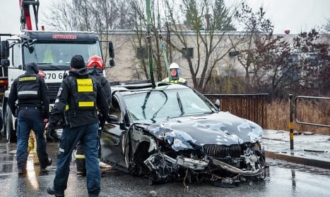 Panevėžyje į upę nuskriejo BMW automobilis: rasti trys kūnai. JP.lt/ Živilė Večiorkutė