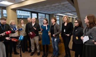 Komentarai po darbo grupės dėl LRT posėdžio.. ELTA / Dainius Labutis