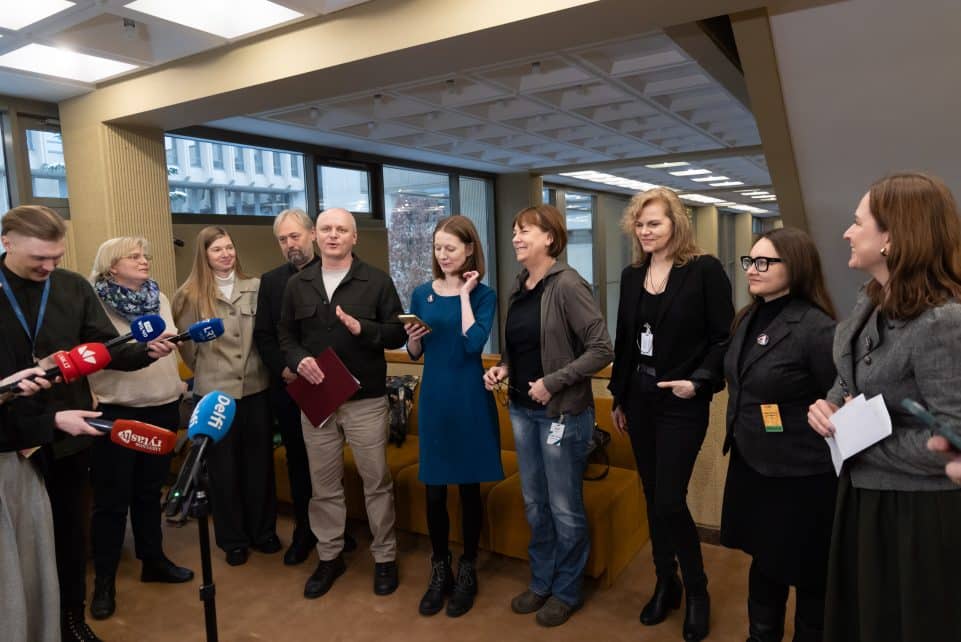 Komentarai po darbo grupės dėl LRT posėdžio.. ELTA / Dainius Labutis