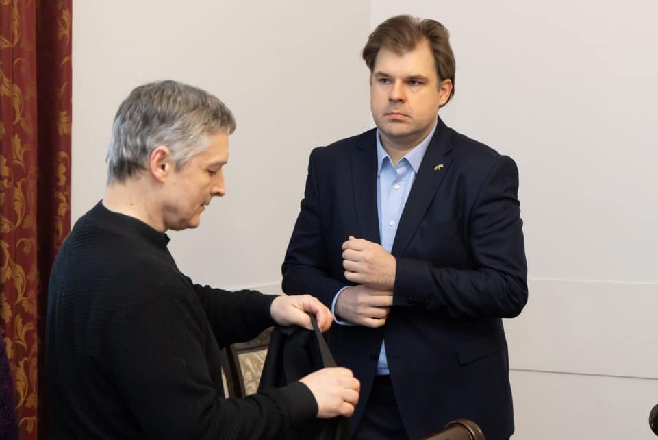 Olegas Šibkovas, Kristijonas Bartoševičius. ELTA / Dainius Labutis