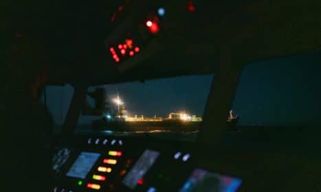 Tanklaivis „Ethera“. EPA/JORN URBAIN