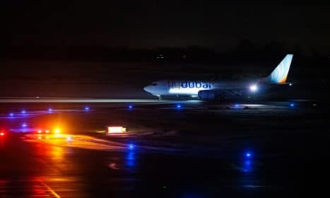 Vilniuje nusileido lėktuvas iš Dubajaus. ELTA / Josvydas Elinskas