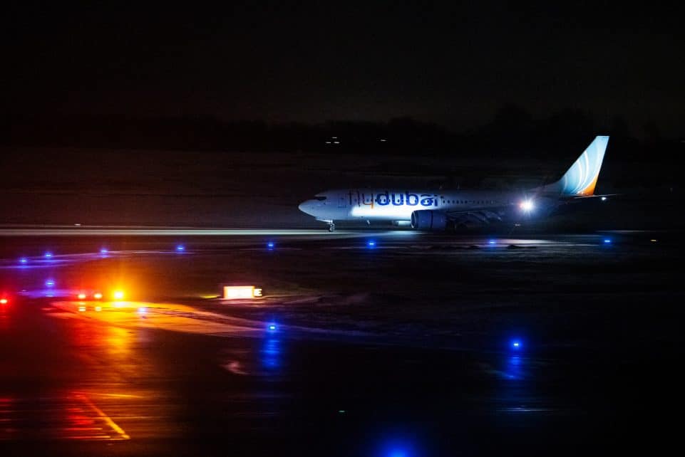Vilniuje nusileido lėktuvas iš Dubajaus. ELTA / Josvydas Elinskas