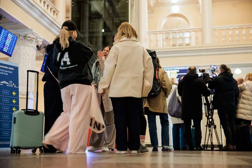 Iš Dubajaus sugrįžę Lietuviai. ELTA / Josvydas Elinskas