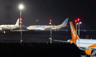 Vilniuje nusileido dar vienas lėktuvas iš Dubajaus. ELTA / Andrius Ufartas