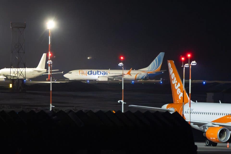 Vilniuje nusileido dar vienas lėktuvas iš Dubajaus. ELTA / Andrius Ufartas