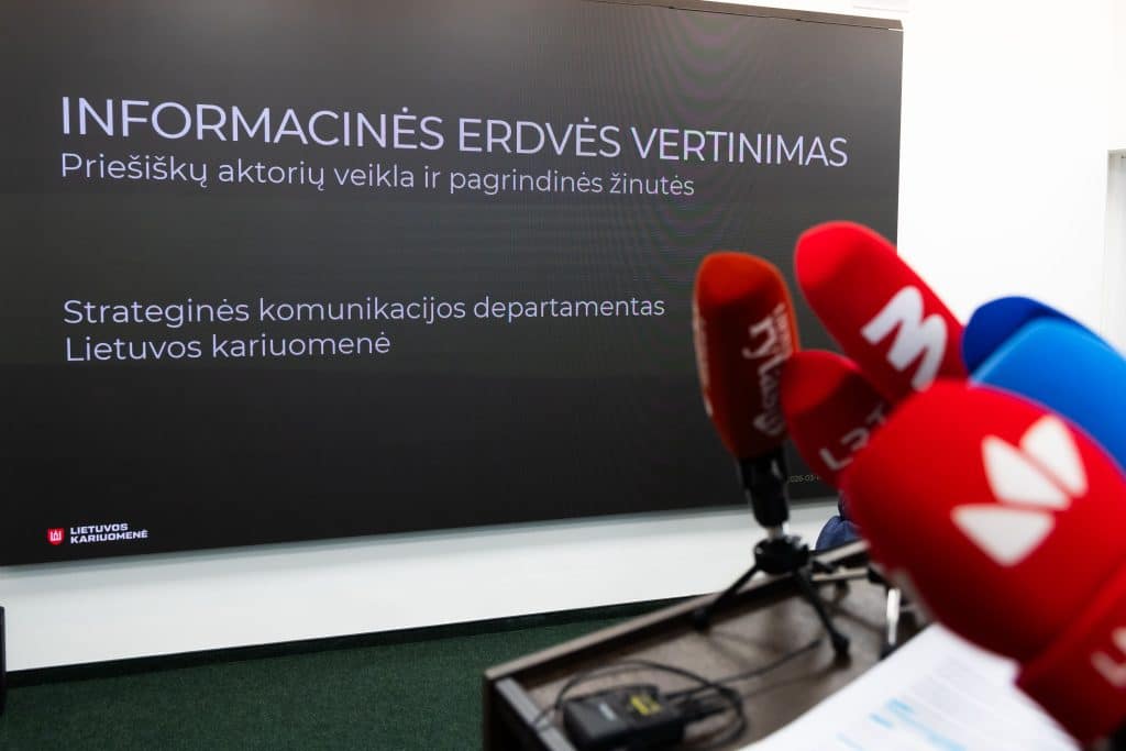 Kariuomenė. Informacinės erdvės vertinimas. ELTA / Dainius Labutis