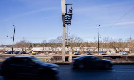 KET pažeidimų radaras Savanorių prospekte. ELTA / Žygimantas Gedvila