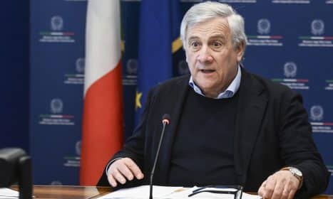 Italijos užsienio reikalų ministras Antonio Tajani. EPA/RICCARDO ANTIMIANI