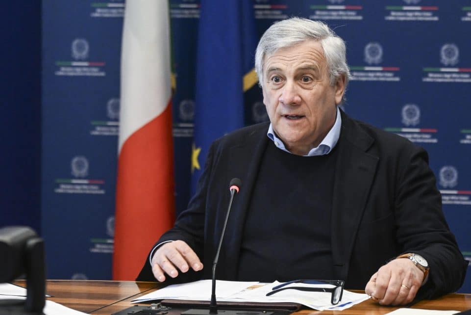 Italijos užsienio reikalų ministras Antonio Tajani. EPA/RICCARDO ANTIMIANI
