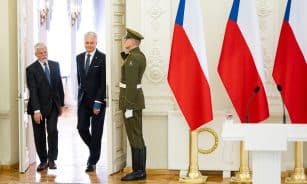 Petras Pavelas, Gitanas Nausėda. ELTA / Andrius Ufartas