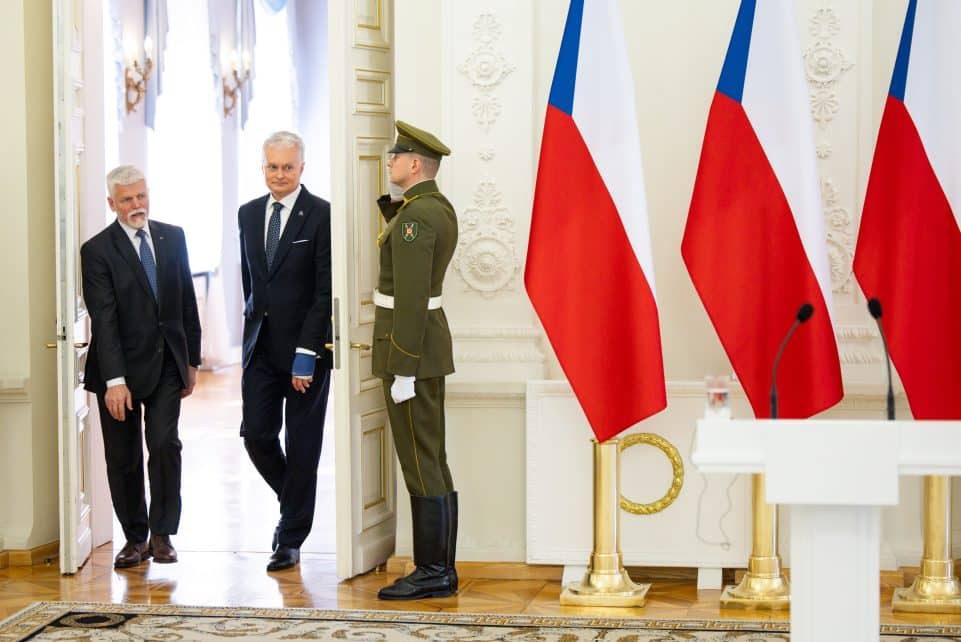 Petras Pavelas, Gitanas Nausėda. ELTA / Andrius Ufartas