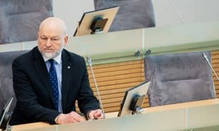 Seimo nutarimo „Dėl Artūro Drigoto paskyrimo Lietuvos Respublikos Konstitucinio Teismo teisėju“ projekto svarstymas. ELTA / Žygimantas Gedvila