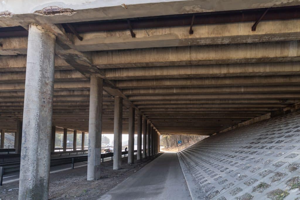 Gariųnų viaduko rekonstrukcija. ELTA / Julius Kalinskas