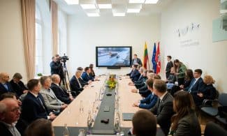 Iniciatyva „Stop kelių gadinimui". ELTA / Josvydas Elinskas