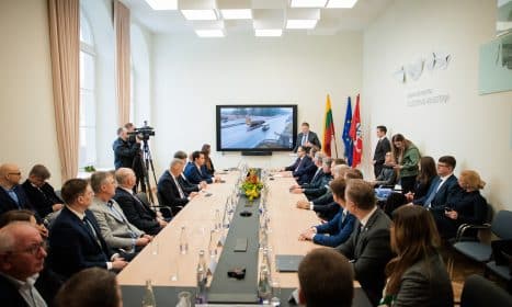 Iniciatyva „Stop kelių gadinimui". ELTA / Josvydas Elinskas