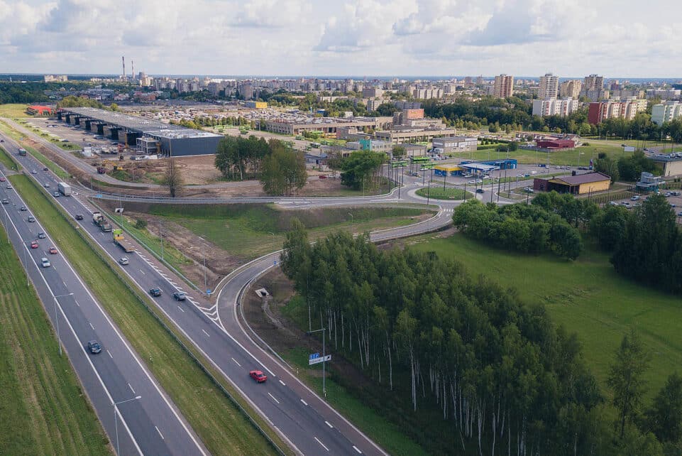 Kaune nutiesta nauja jungtis su Vilnius - Klaipėda automagistrale. Kauno savivaldybės nuotr.