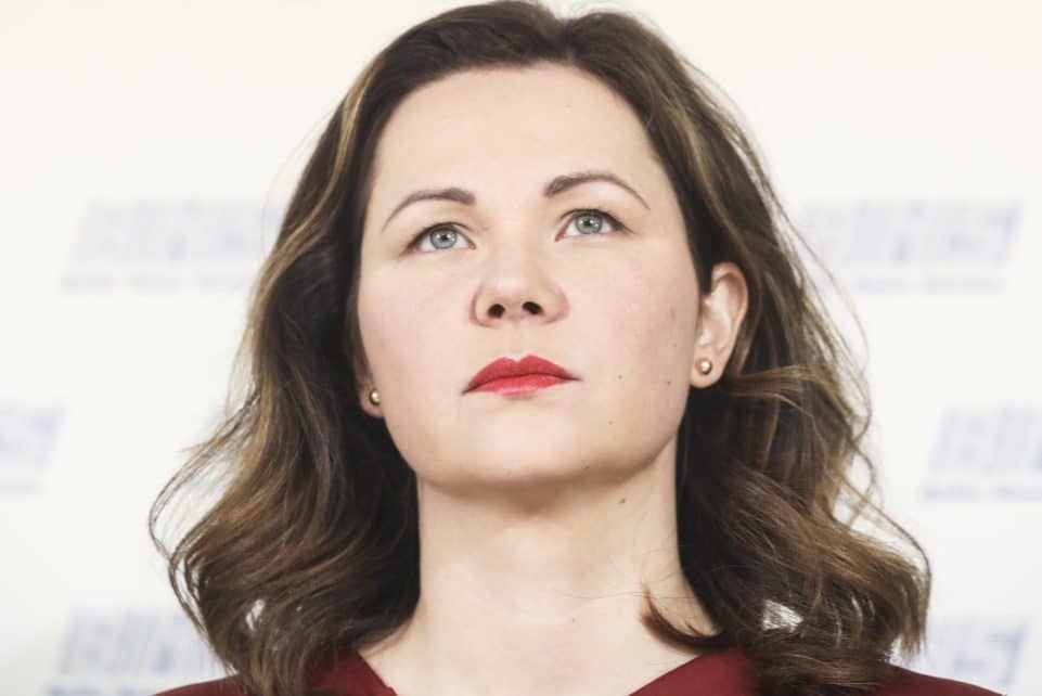 Kandidatas į prezidentus S. Skvernelis pristatė savo prezidentinę kampaniją: Ausma Miškinienė. Mariaus Morkevičiaus (ELTA) nuotr.