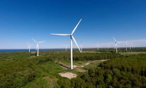 „Enefit Green“ dėl stiprių vėjų kovą išlaikė aukštas gamybos apimtis. „Enefit Green“ nuotr.