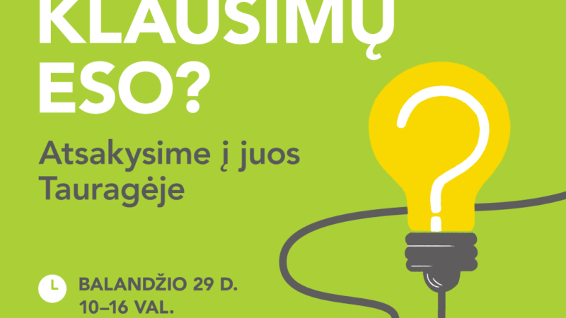 Retai pasitaikanti proga: „ESO“ specialistai atsakys į visus elektros klausimus vienoje vietoje