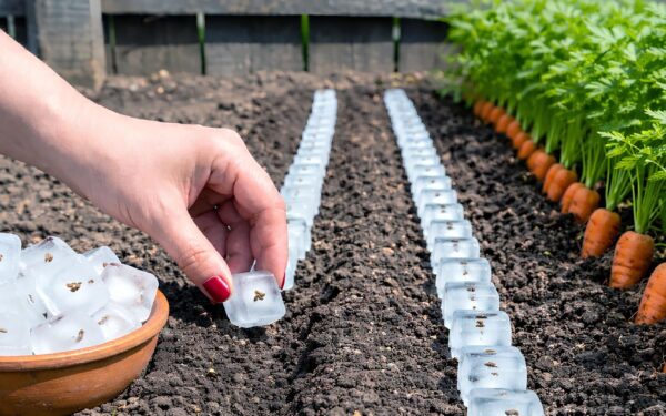 Morkų sėja be jokio vargo: štai kodėl patyrę sodininkai sėklas šaldo ledo kubeliuose