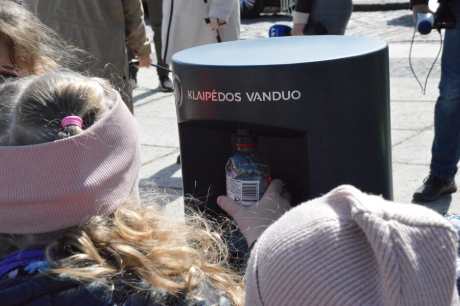 Vanduo Klaipėdoje. Martyno Vainoriaus nuotr.