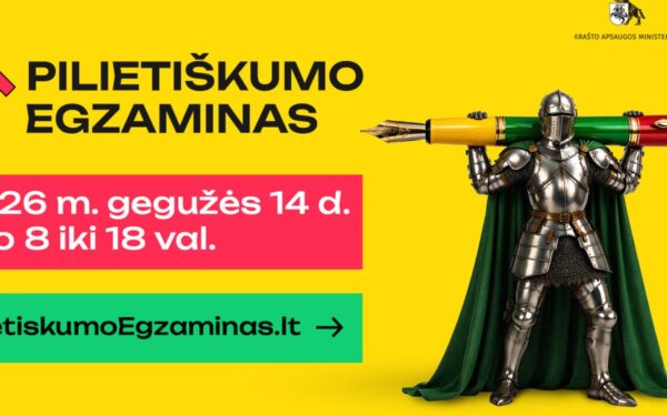 Sugrįžta Pilietiškumo egzaminas: aišku, kaip vyks, kiek truks ir kokie prizai laukia
