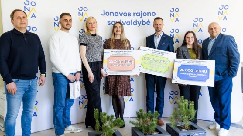 Gyventojai nusprendė patys: išrinkti projektai, kurie netrukus pakeis miesto ir rajono erdves