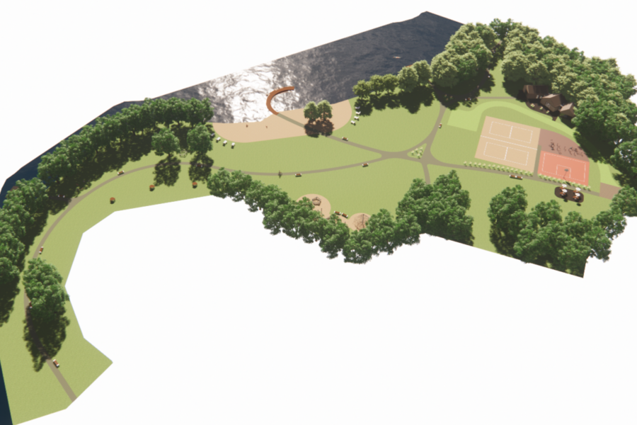 Trakuose už 1,6 mln. eurų keisis pakrantė: atsiras paplūdimys, sporto erdvės ir takai