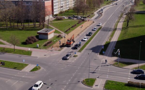Klaipėdoje įsibėgėja milijoninis projektas: pietinėje dalyje jau dirba technika, laukia pokyčiai