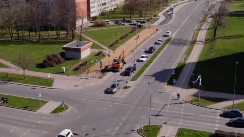Klaipėdoje įsibėgėja milijoninis projektas: pietinėje dalyje jau dirba technika, laukia pokyčiai