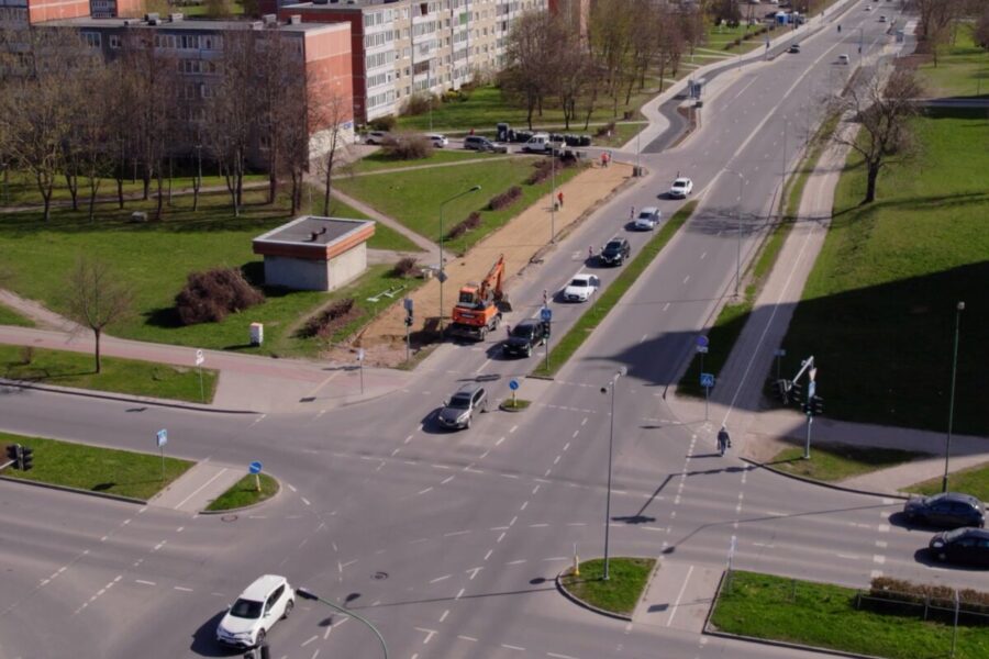 Klaipėdoje įsibėgėja milijoninis projektas: pietinėje dalyje jau dirba technika, laukia pokyčiai