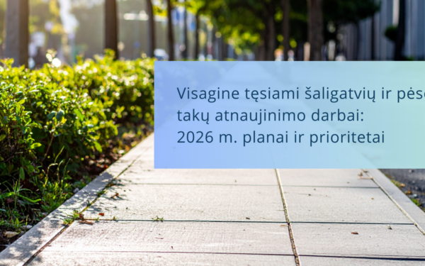 Visagine investuoja 250 tūkst. eurų: aiškėja, kurios vietos sulauks pokyčių pirmiausia