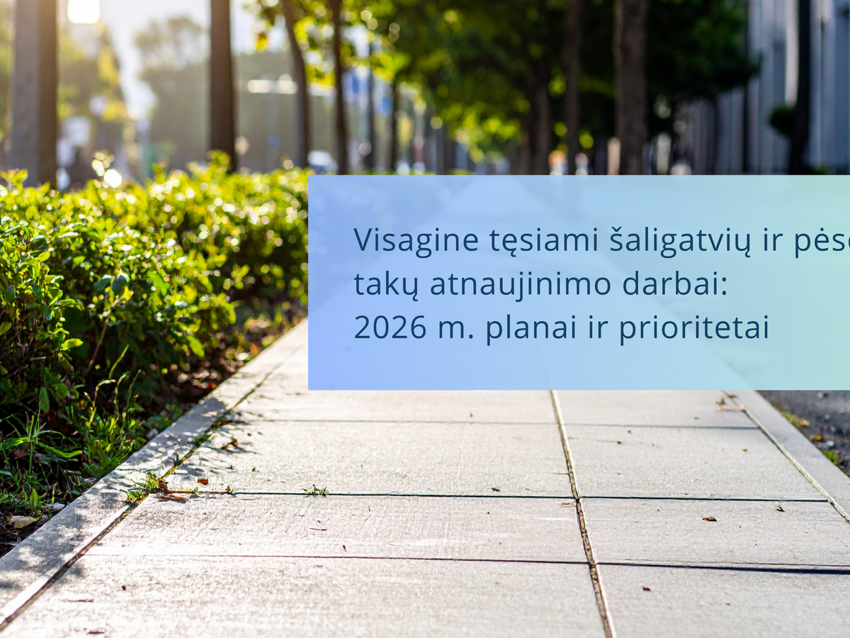 Visagine investuoja 250 tūkst. eurų: aiškėja, kurios vietos sulauks pokyčių pirmiausia