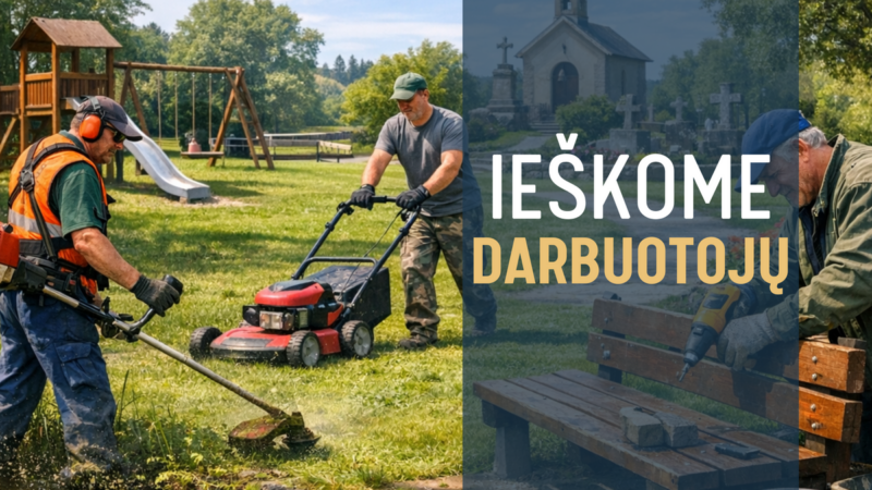 Ši seniūnija ieško darbuotojų: sužinokite, kokį atlyginimą siūlo ir ką reikės daryti