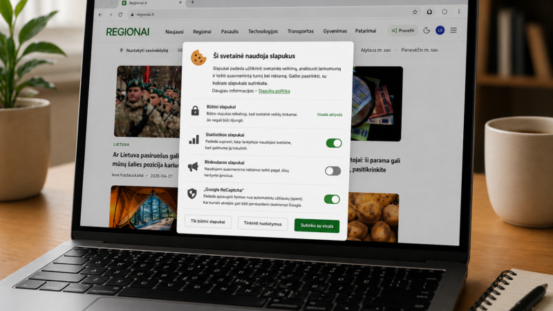 Slapukai internete: ar žinote, kam iš tikrųjų duodate sutikimą?