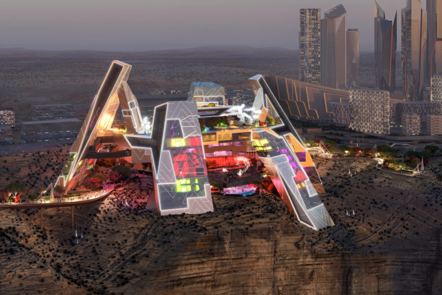 Trys Paryžiai vienoje vietoje: Saudo Arabija stato miestą, kur „Formulė 1“ skries po langais