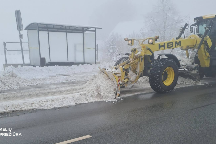 Kelių priežiūra. Bendrovės nuotr.