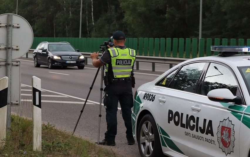 Policija. Lietuvos kelių policijos tarnybos nuotr.