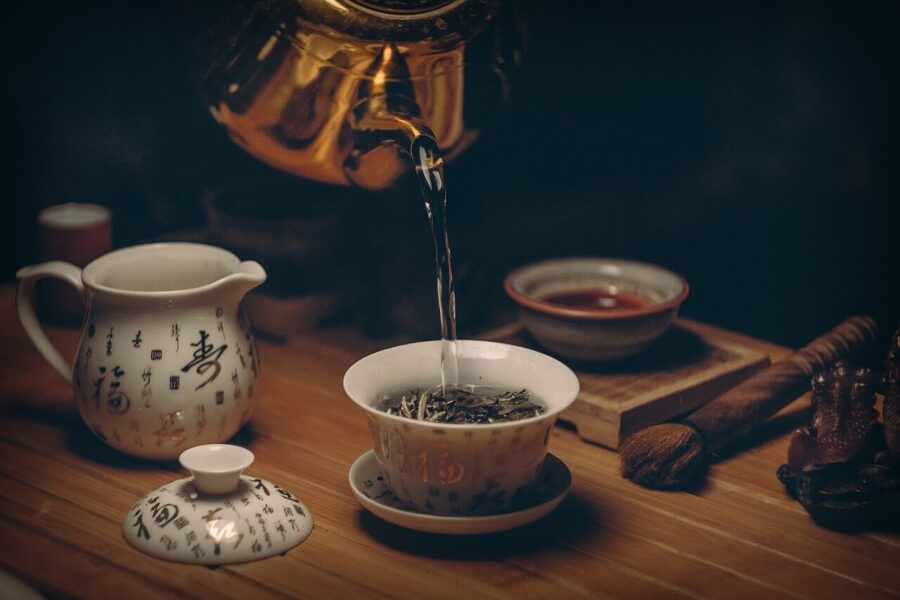 tea, cup, pot, tea leaves, pour, pouring, pouring tea, tea time, tea cup, tea ceremony, beverage, hot tea, drink, kitchenware, teapot, traditional, black tea, green tea