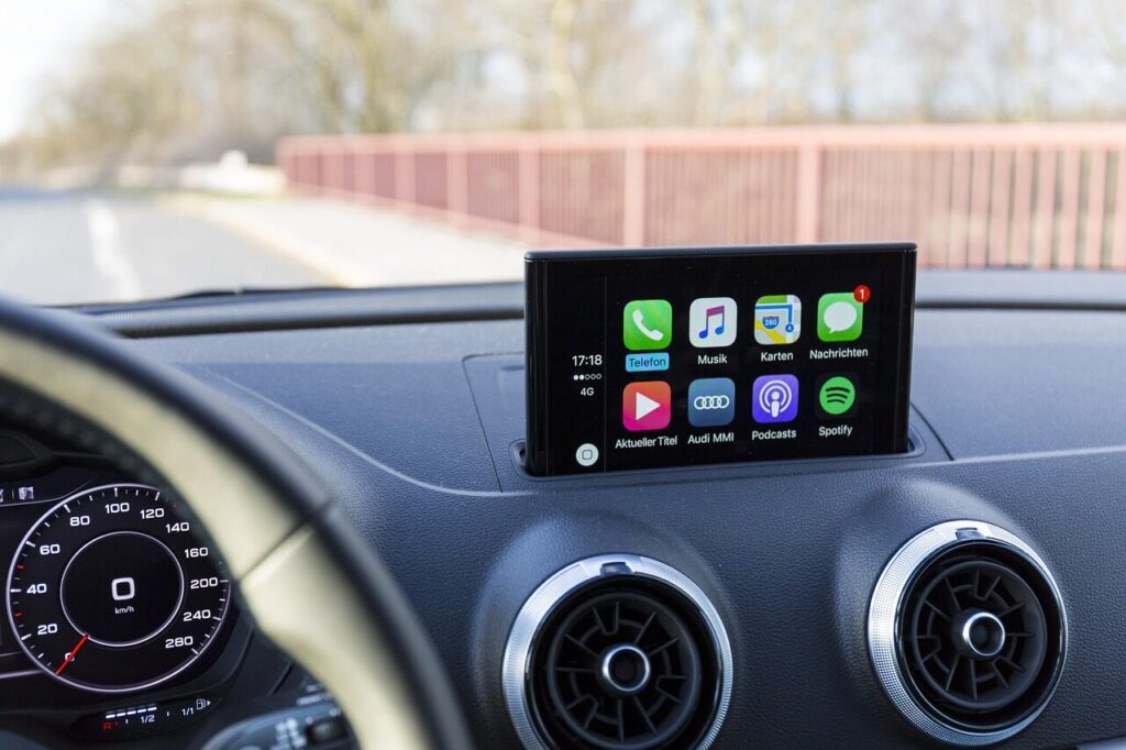 apple carplay, audi a3, audi, automobile, car, a3, vehicle, navi, navigation system, car wallpapers, on-board computer