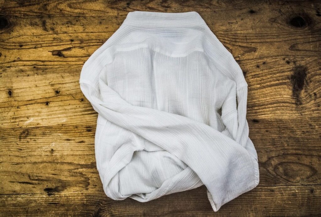 shirt, vintage, fabric, white, linen, belt, old, fashion, design, style, back, clothes, dress, casual, elegant, wood