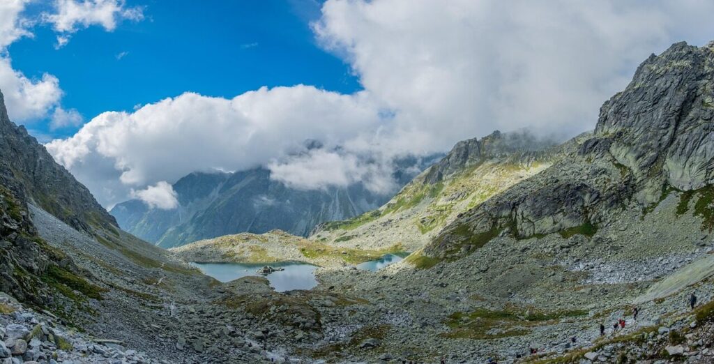 landscape, mountains, mountain clouds, fog, nature, rocks, countryside, scenery, scenic, mountain range, peak, summit, tatras, tatra, tatra mountains, mięguszowiecki grand peak, poland
