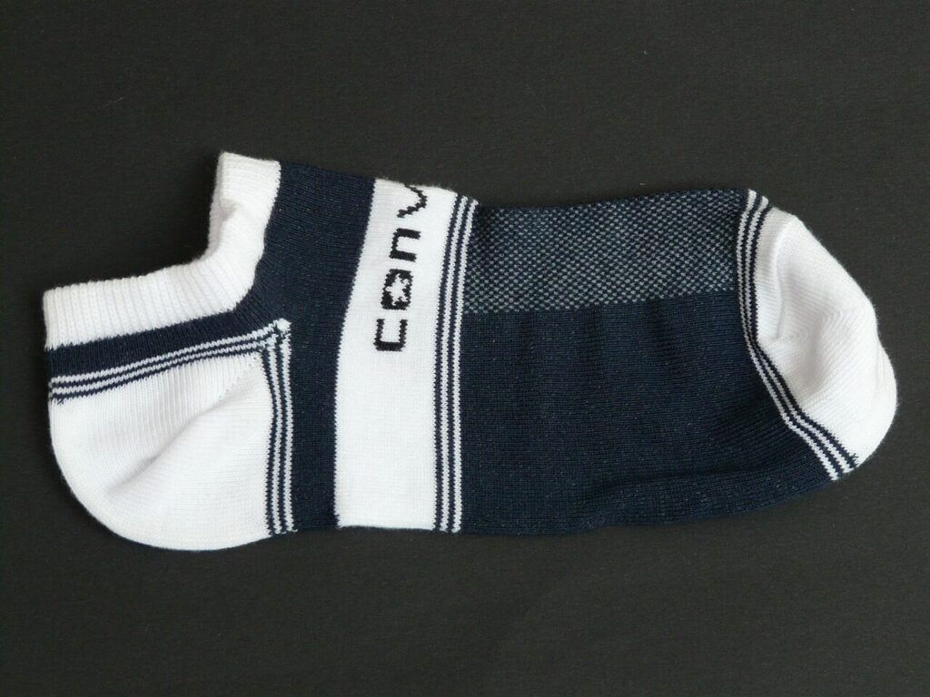 sock, footlet, sports sock, sports, clothing, material, blue, white
