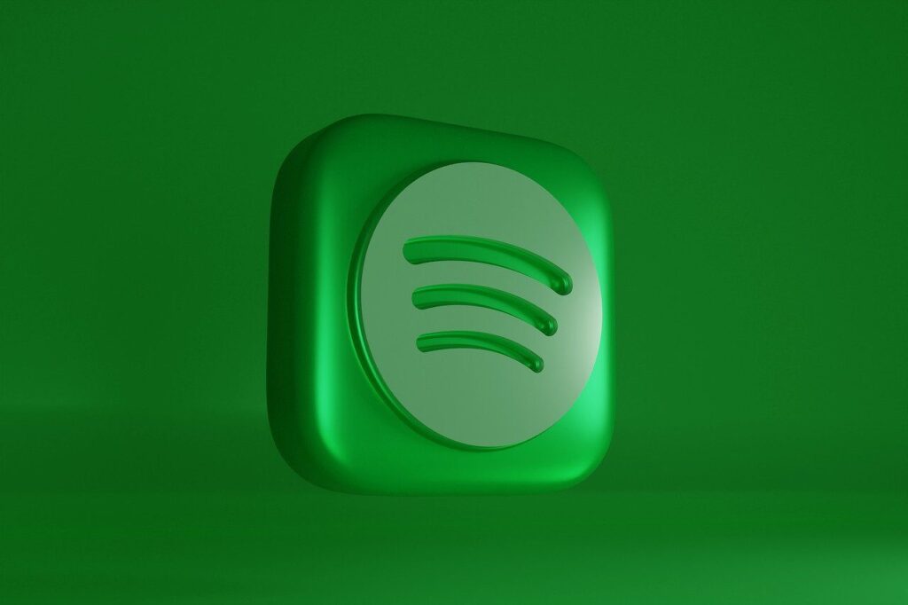 spotify, app, icon, music, audio streaming, media, streaming, application, digital, 3d wallpapers, internet, symbol, logo, green, 3d, design, background