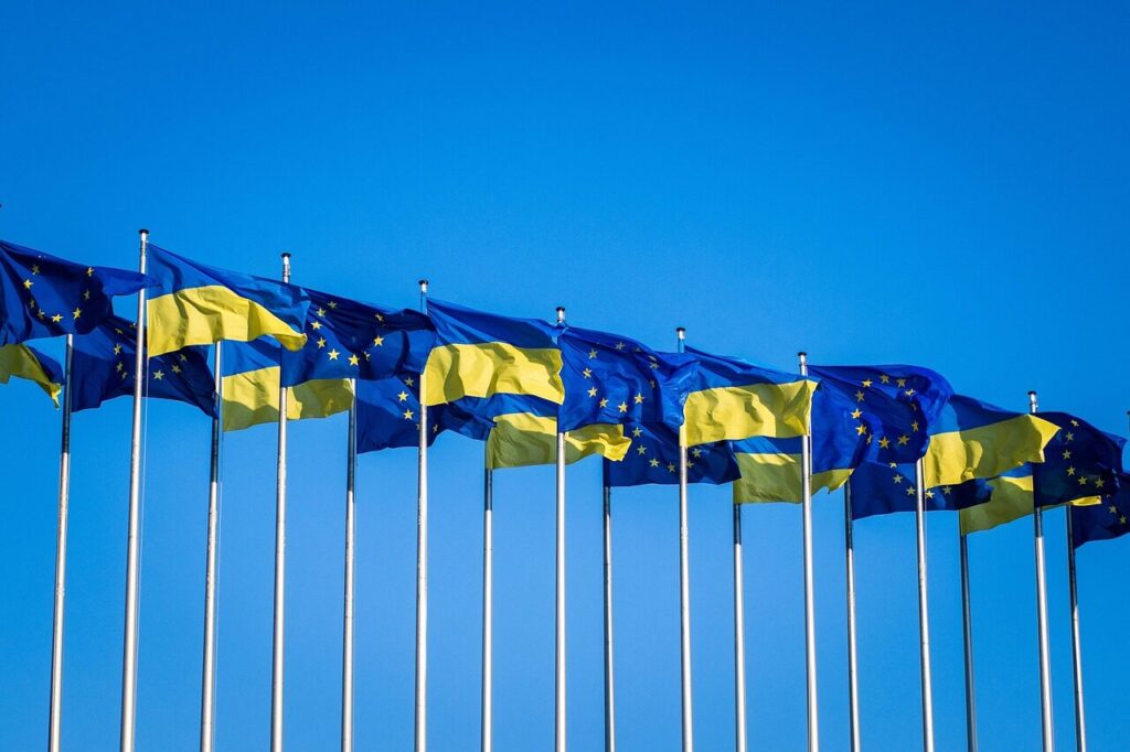 ukraine, eu, european parliament, flags, european union, ukrainian flags, ukraine, european union, european union, european union, european union, european union