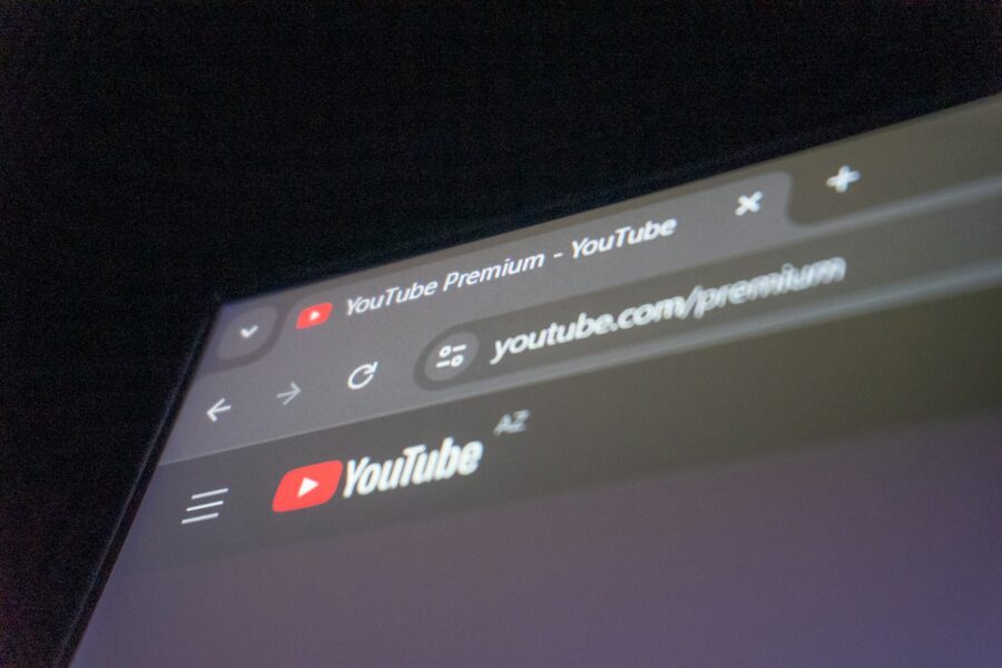 Youtube premium page displayed on a computer screen.