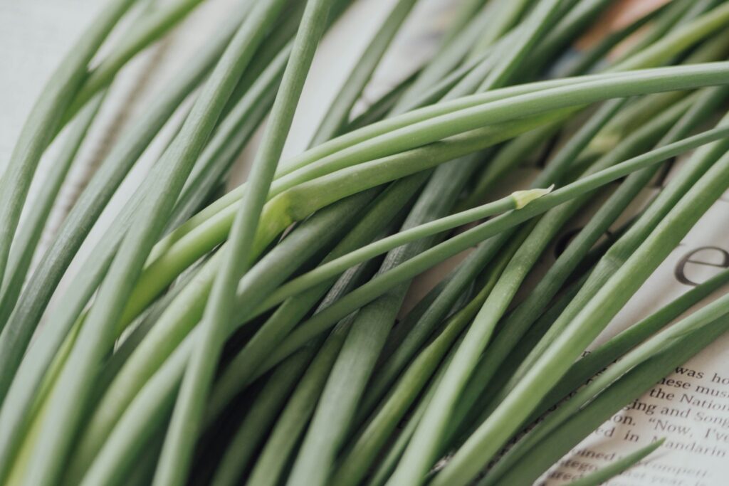 green scallions