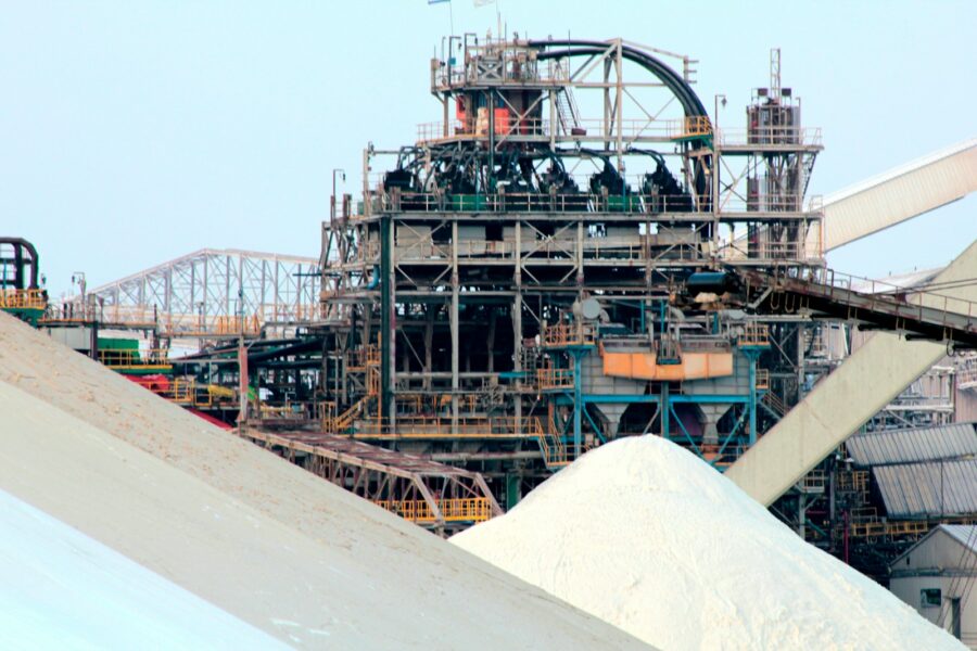 brown and gray metal building