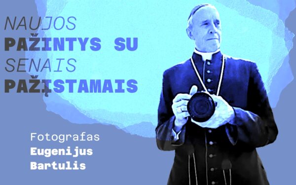 Fotografijos muziejuje atveriami išskirtiniai vyskupo kadrai: nuo kariuomenės iki Šventosios Žemės